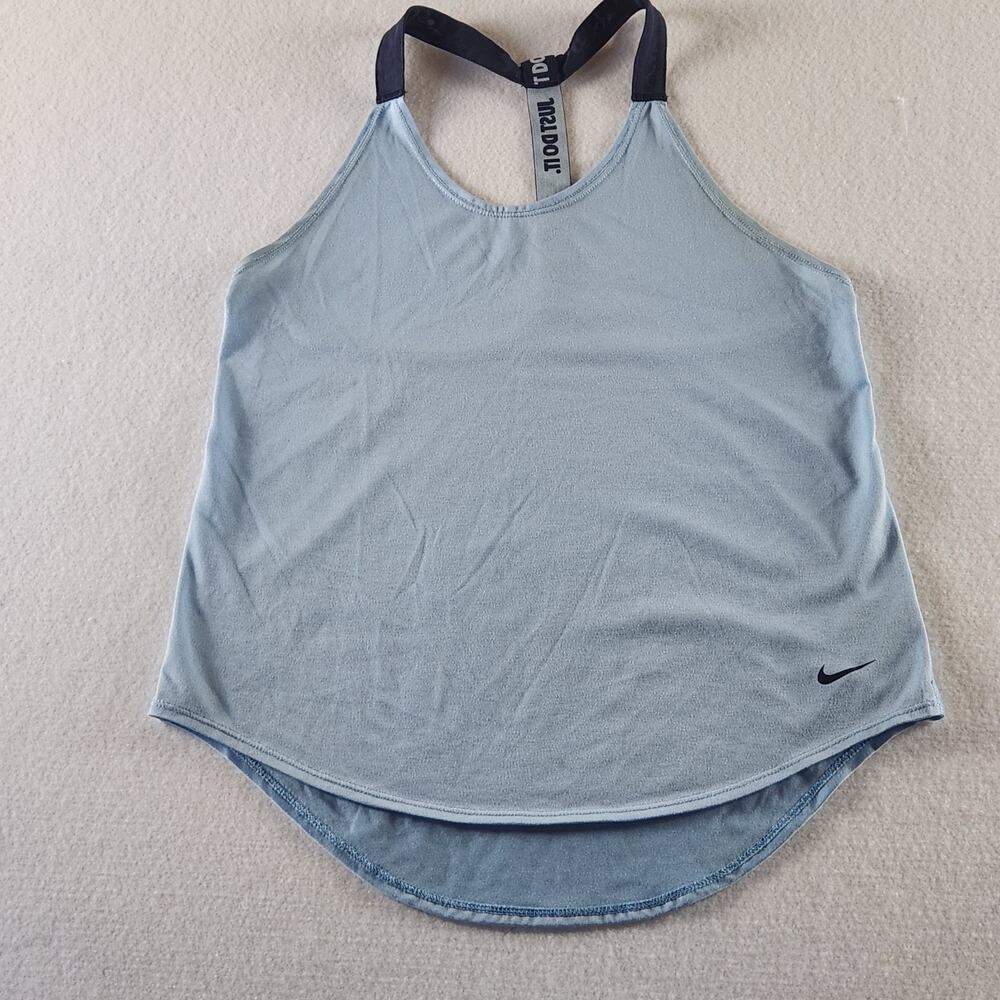 Nike Dri-fit Elastika Elevate Racerback Mesh Workout Tank Womens Sz S 727749-425